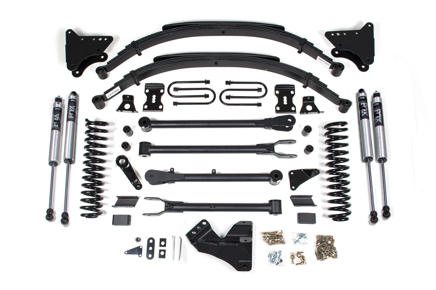4-Inch Lift Kit w/ 4-Link for 2005-2007 Ford F-250/F-350 Super Duty 4WD Gas