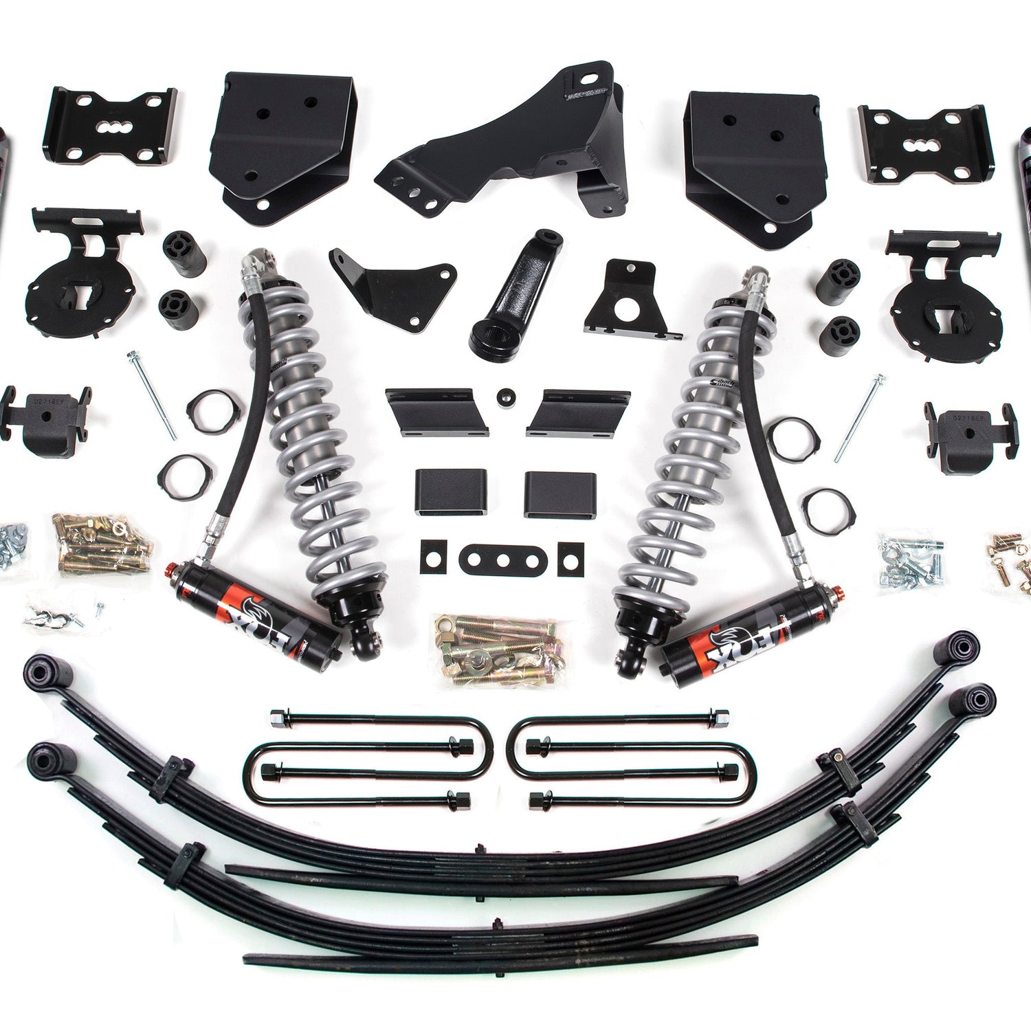 4-Inch Lift Kit - FOX 2.5 Performance Elite Coil-Over Conversion for 2011-2016 Ford F-250/F-350 Super Duty 4WD Diesel