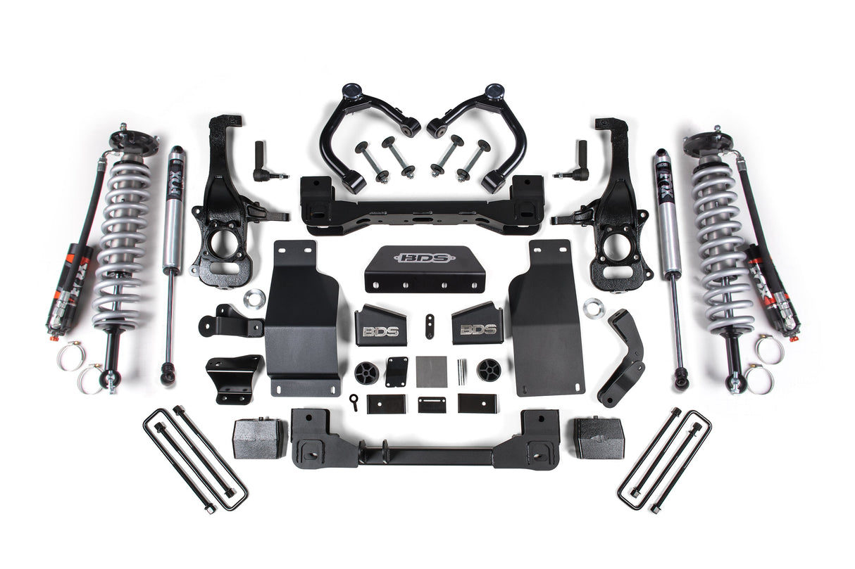 6-Inch Lift Kit - FOX 2.5 Performance Elite Coil-Over for 2019-2024 Chevy Silverado + GMC Sierra 1500 4WD Diesel