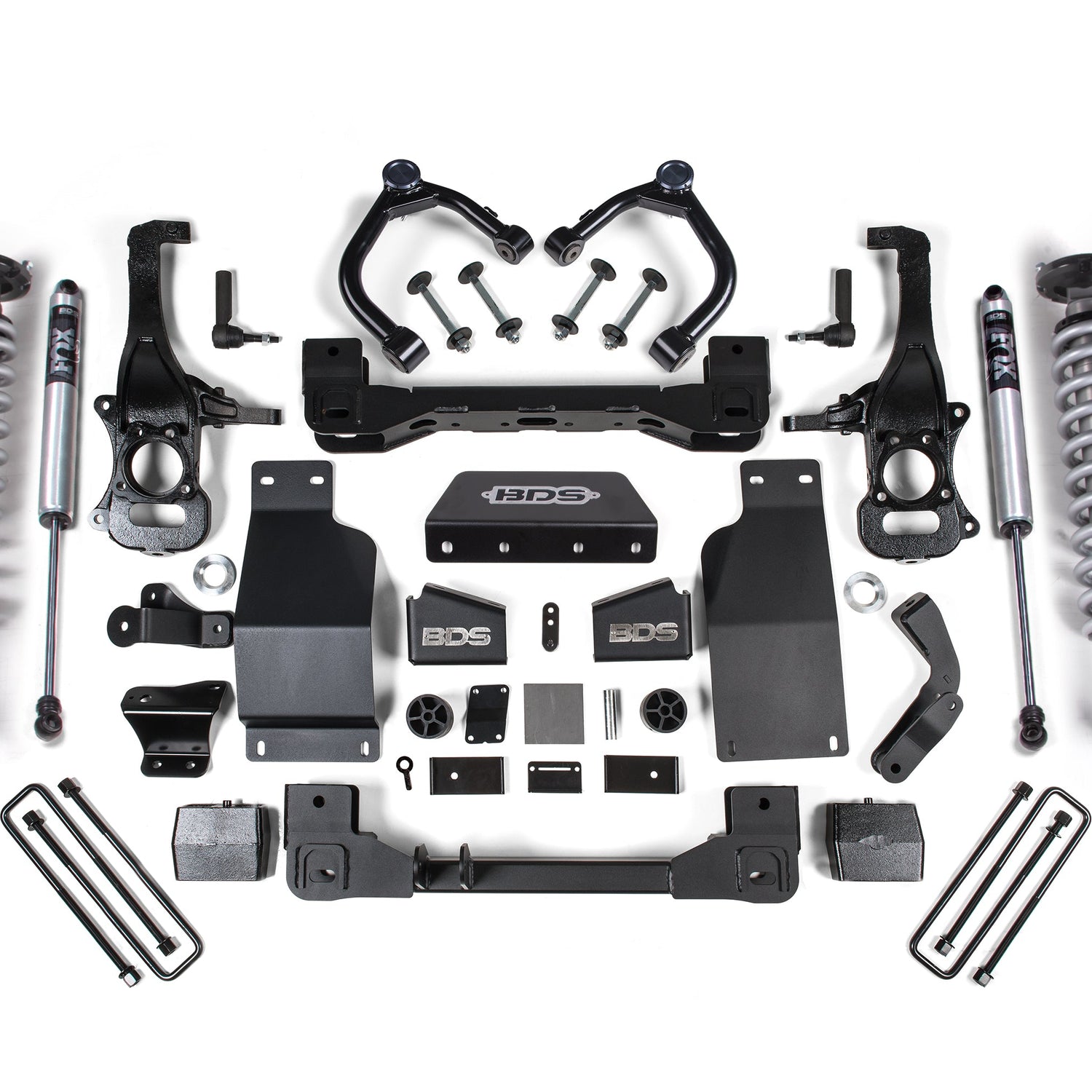 4-Inch Lift Kit - FOX 2.5 Performance Elite Coil-Over for 2020-2024 Chevy Trail Boss + GMC AT4 1500 4WD Diesel