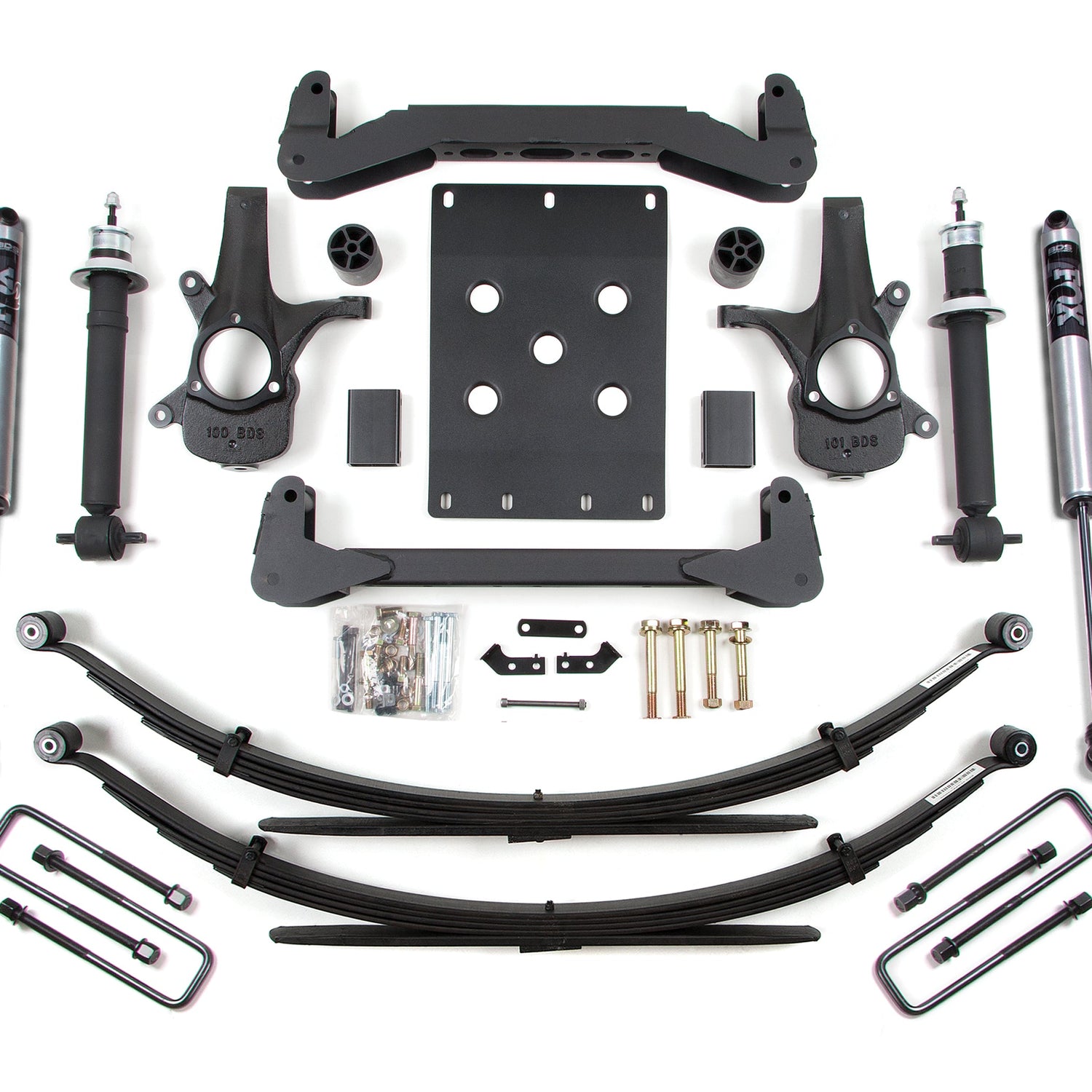 4-Inch Lift Kit for 2007-2013 Chevy Silverado + GMC Sierra 1500 2WD