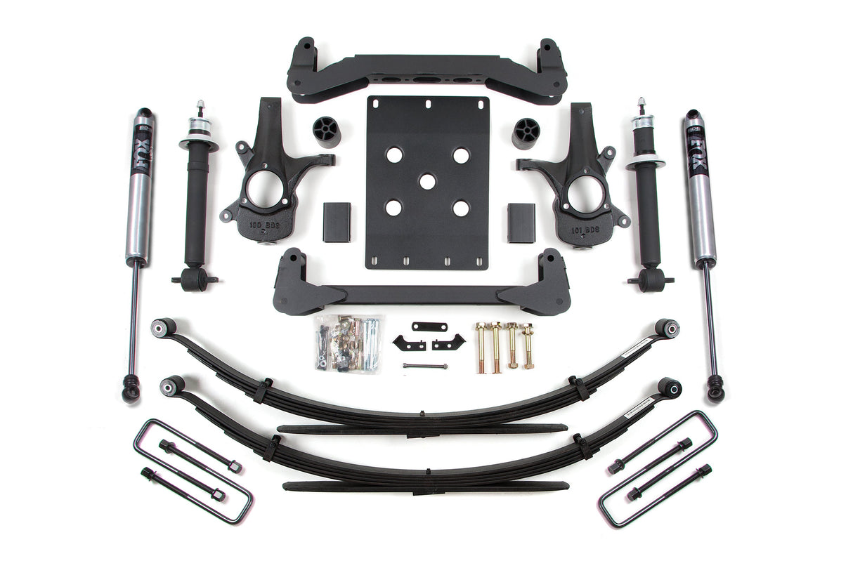 4-Inch Lift Kit for 2007-2013 Chevy Silverado + GMC Sierra 1500 2WD