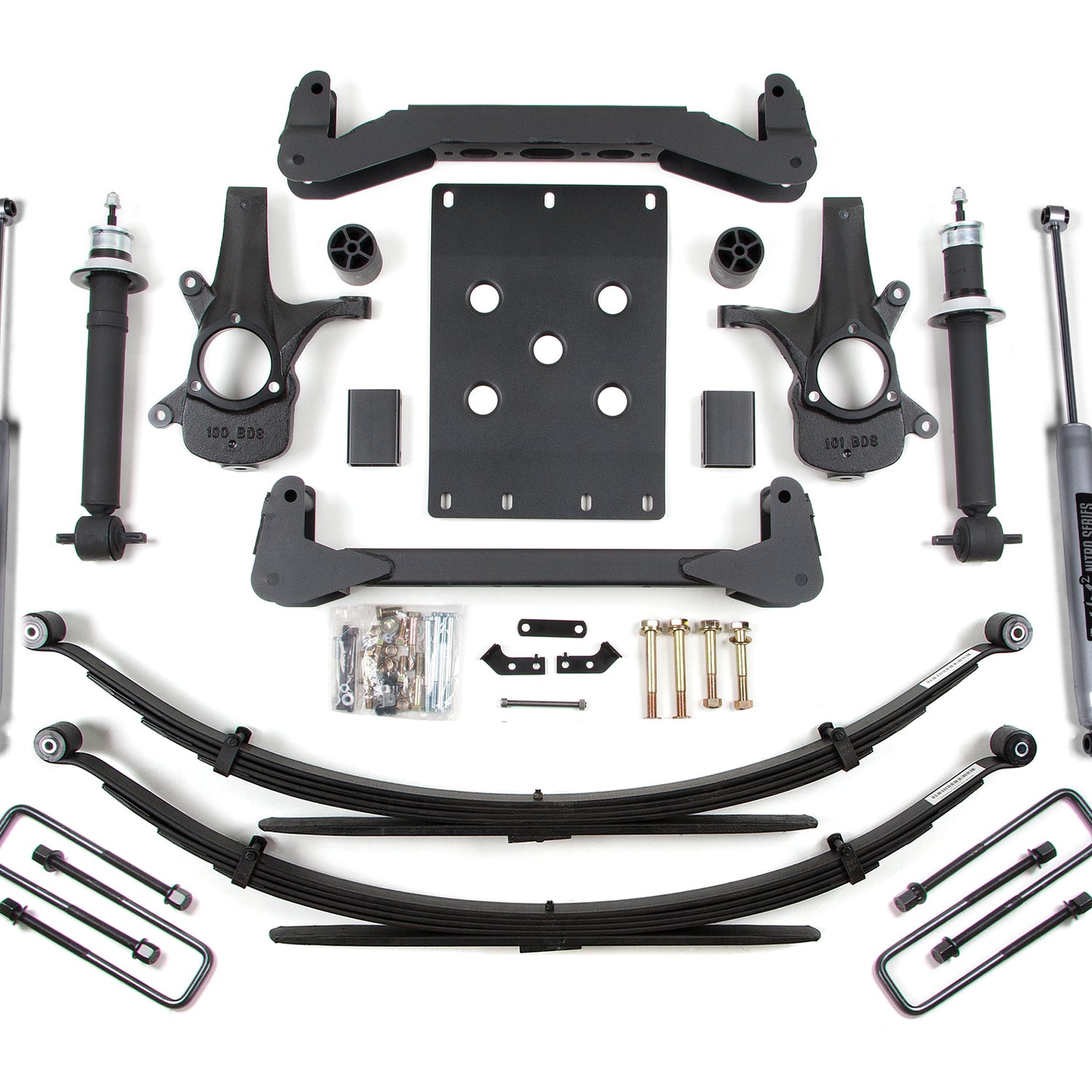 4-Inch Lift Kit for 2007-2013 Chevy Silverado + GMC Sierra 1500 2WD