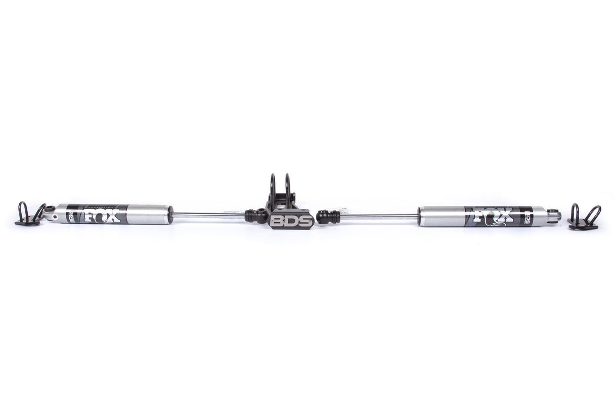 Dual Steering Stabilizer Kit w/ FOX 2.0 Performance Shocks for 1973-1987 Chevy/GMC Truck + 1969-1991 Chevy/GMC SUV 4WD