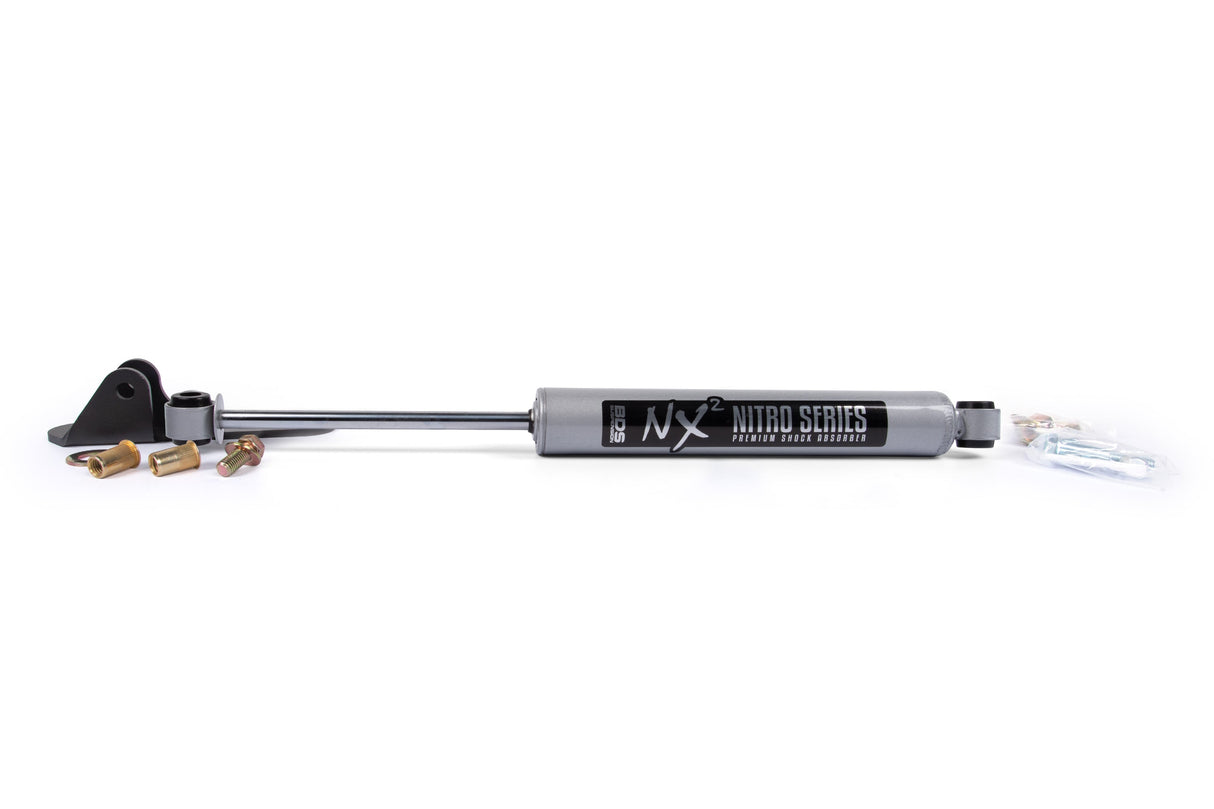 Single Steering Stabilizer Kit w/ NX2 Shock for 2016-2024 Chevy Silverado + GMC Sierra 2500HD 4WD