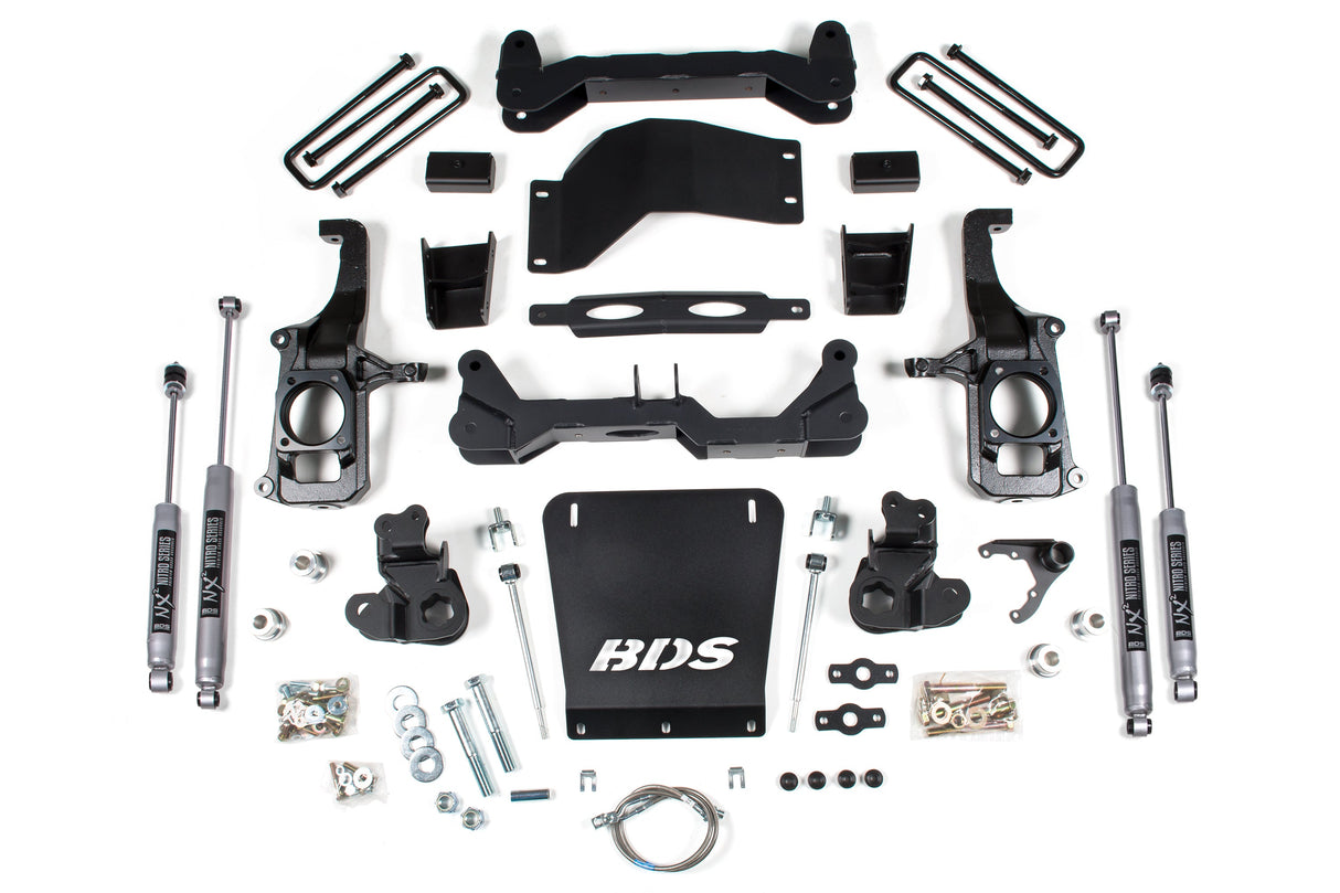 4.5-Inch lift Kit for 2011-2019 Chevy Silverado + GMC Sierra 2500HD/3500HD