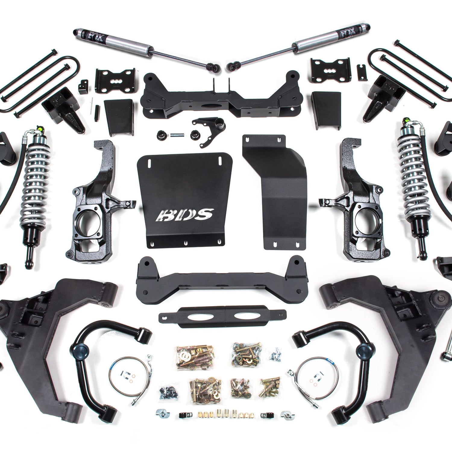 6.5-Inch Lift Kit - FOX 2.5 Coil-Over Conversion for 2011-2019 Chevy Silverado + GMC Sierra 2500HD/3500HD Diesel