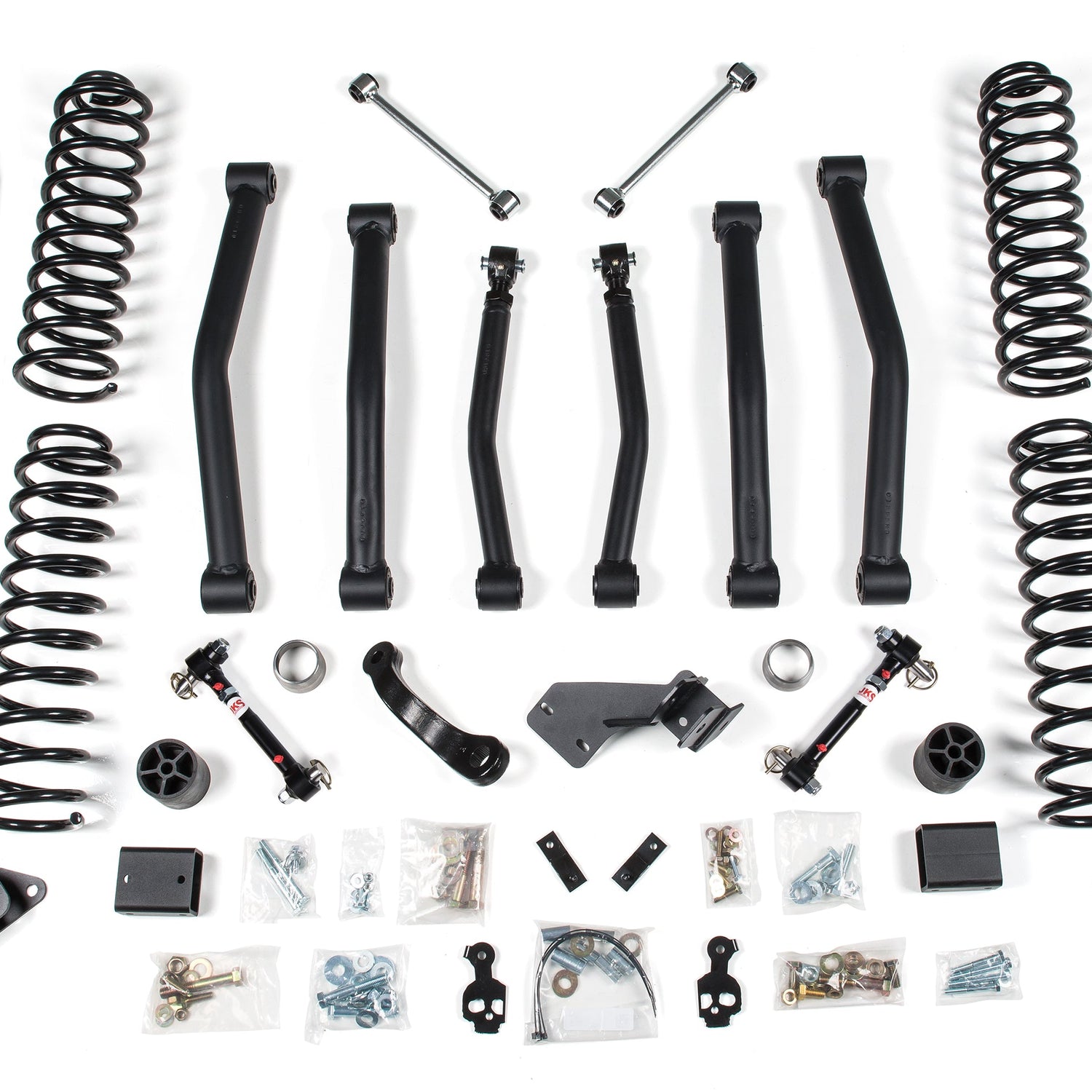 4-Inch Lift Kit for 2012-2018 Jeep Wrangler JK 2-Door