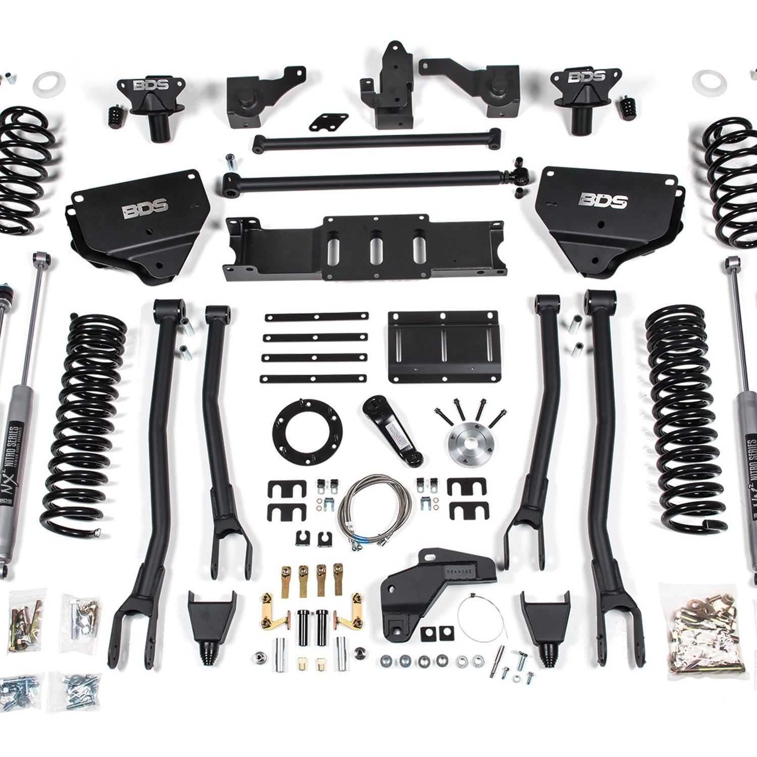 8-Inch Lift Kit w/ 4-Link for 2014-2018 Dodge Ram 2500 4WD Diesel
