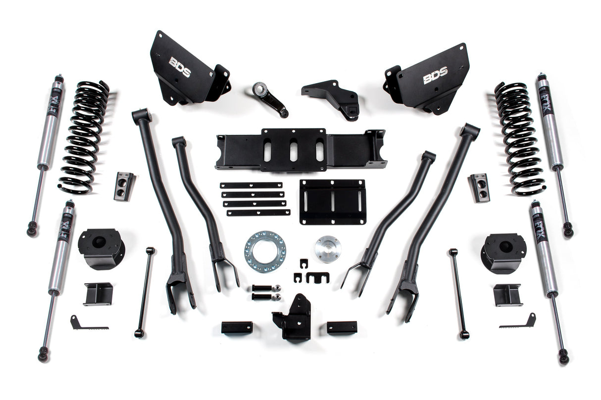 6-Inch Lift Kit w/ 4-Link for 2014-2018 Dodge Ram 2500 w/ Rear Air Ride 4WD Diesel
