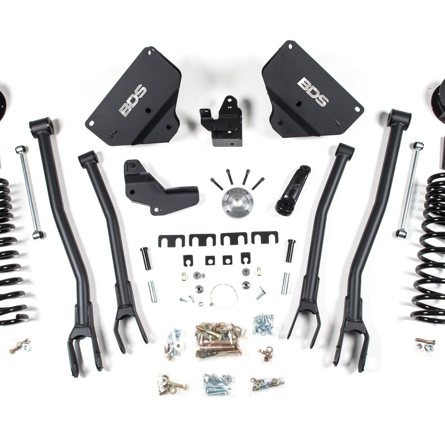 4-Inch Lift Kit w/ 4-Link for 2014-2018 Dodge Ram 2500 w/ Rear Air Ride 4WD Diesel