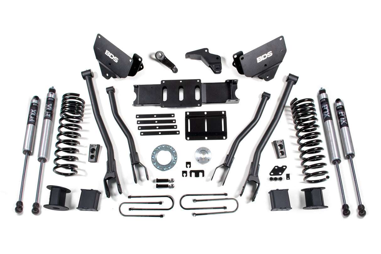6-Inch lift Kit w/ 4-Link for 2013-2018 Dodge Ram 3500 w/ Rear Air Ride 4WD Diesel