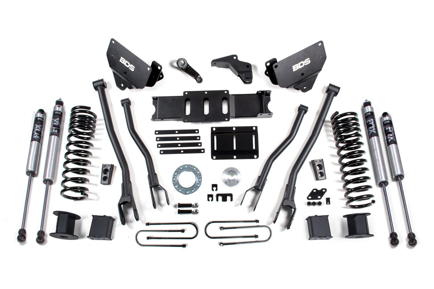 6-Inch lift Kit w/ 4-Link for 2013-2018 Dodge Ram 3500 w/ Rear Air Ride 4WD Diesel