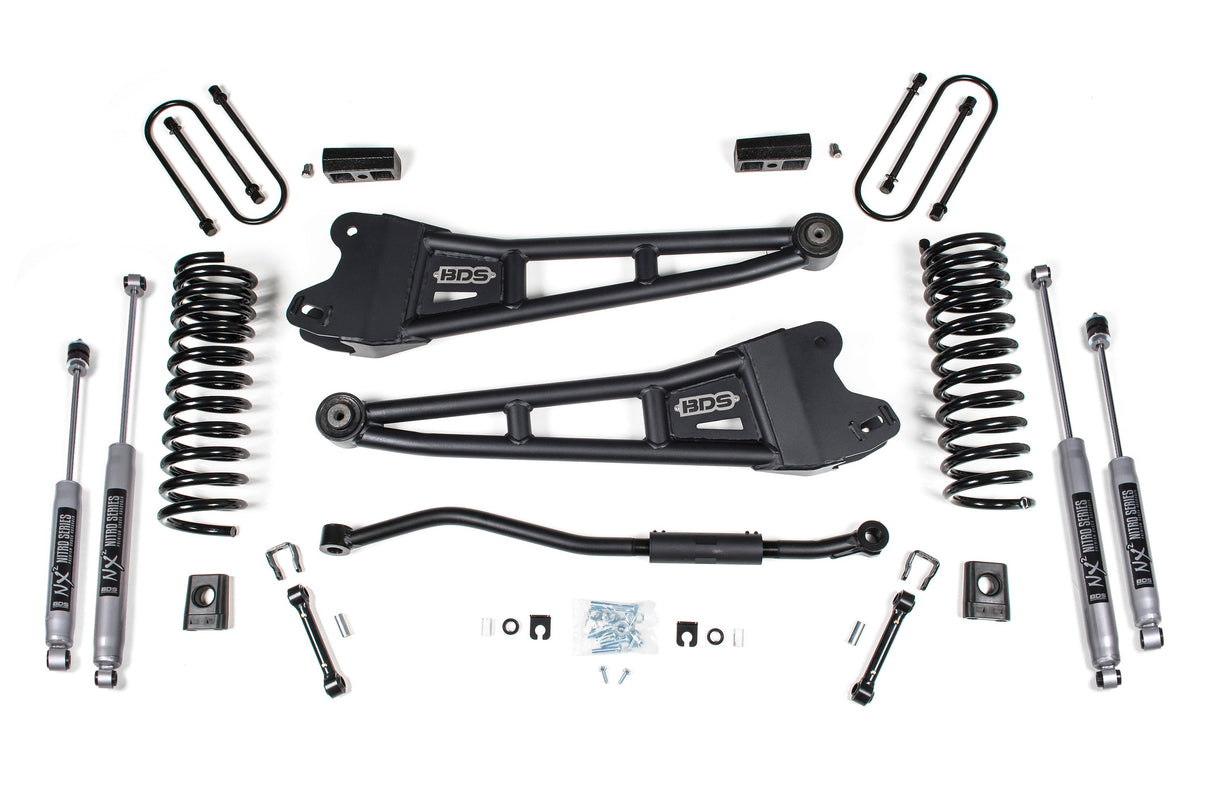 3-Inch Lift Kit w/ Radius Arm for 2019-2024 Dodge Ram 3500 4WD Diesel