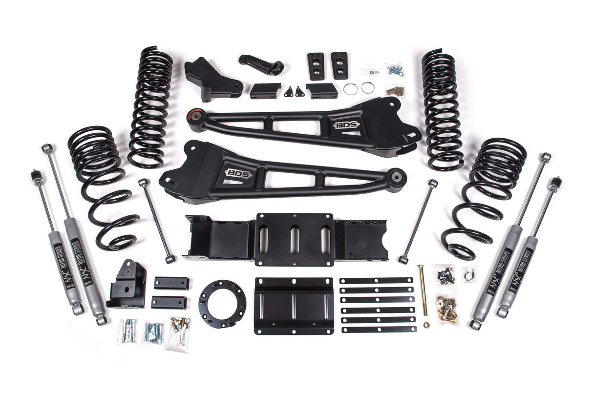 4-Inch Lift Kit w/ Radius Arm for 2019-2024 Dodge Ram 2500 4WD Gas