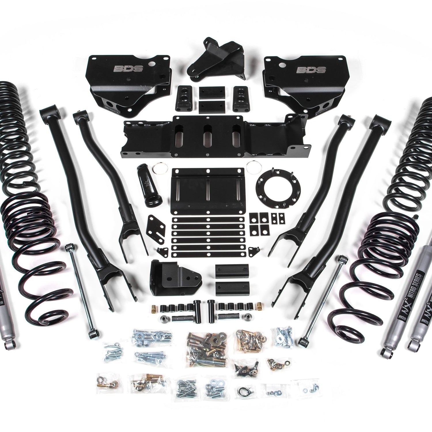 4-Inch Lift Kit w/ 4-Link for 2019-2024 Dodge Ram 2500 4WD Gas
