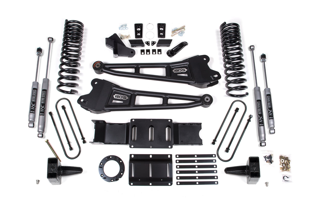 5.5-Inch Lift Kit w/ Radius Arm for 2019-2024 Dodge Ram 3500 4WD Gas
