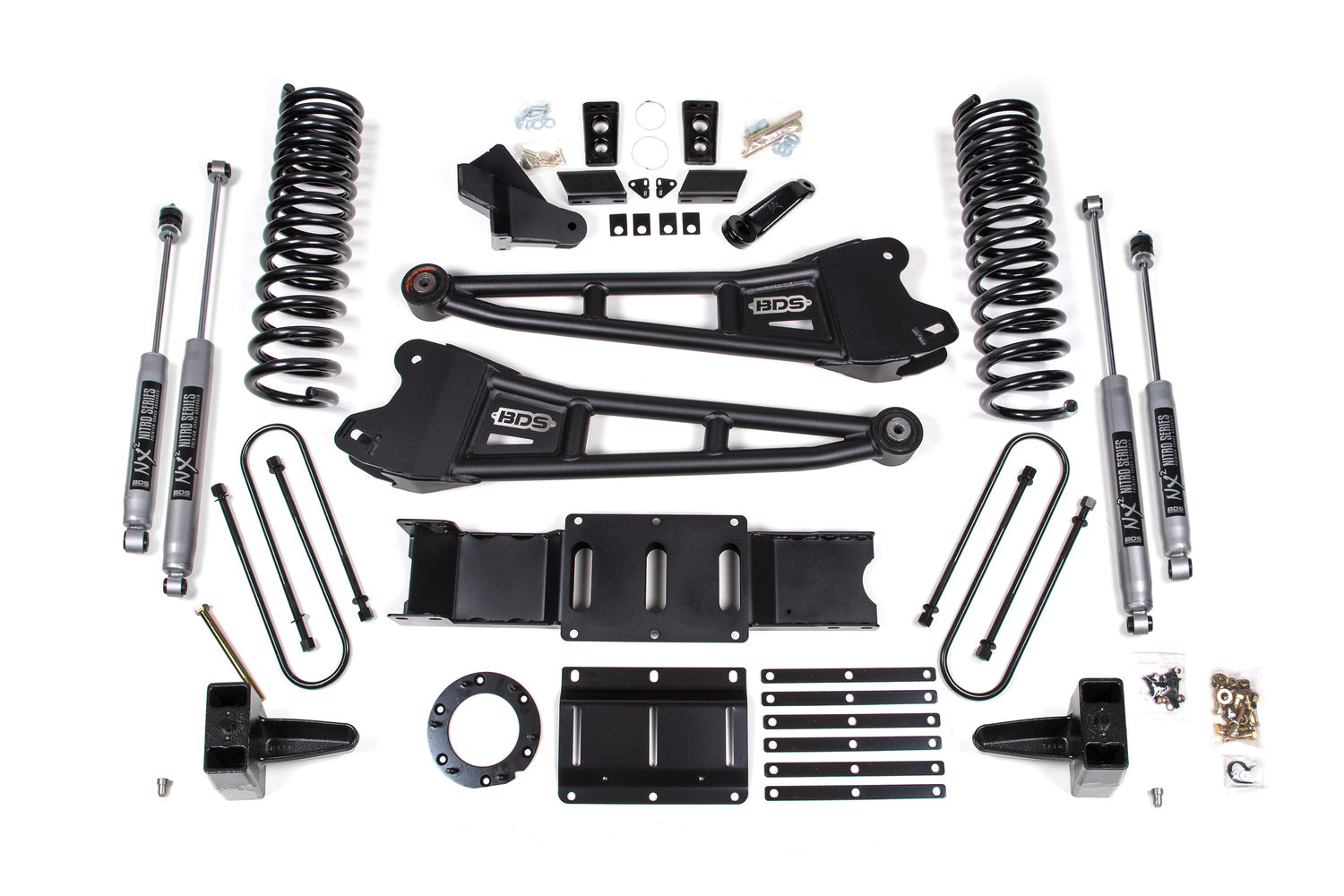 5.5-Inch Lift Kit w/ Radius Arm for 2019-2024 Dodge Ram 3500 4WD Gas