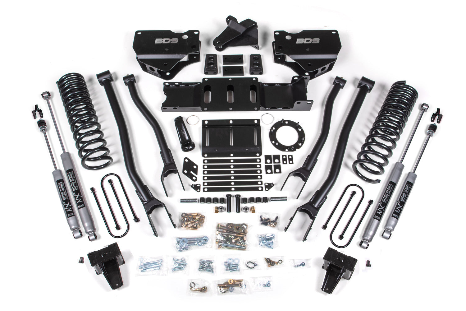 5.5-Inch Lift Kit w/ 4-Link for 2019-2024 Dodge Ram 3500 4WD Gas