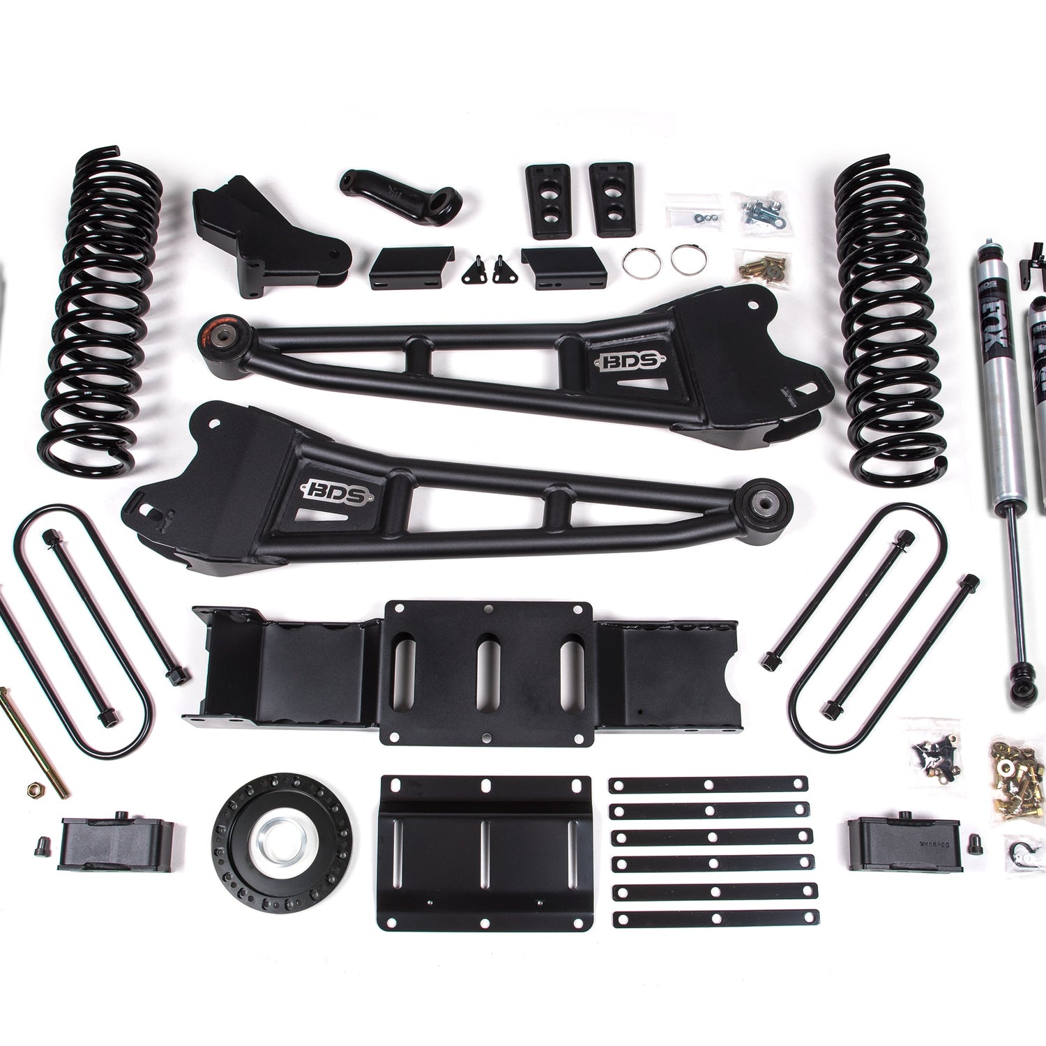 4-Inch Lift Kit w/ Radius Arm for 2019-2024 Dodge Ram 3500 w/ Rear Air Ride 4WD Diesel