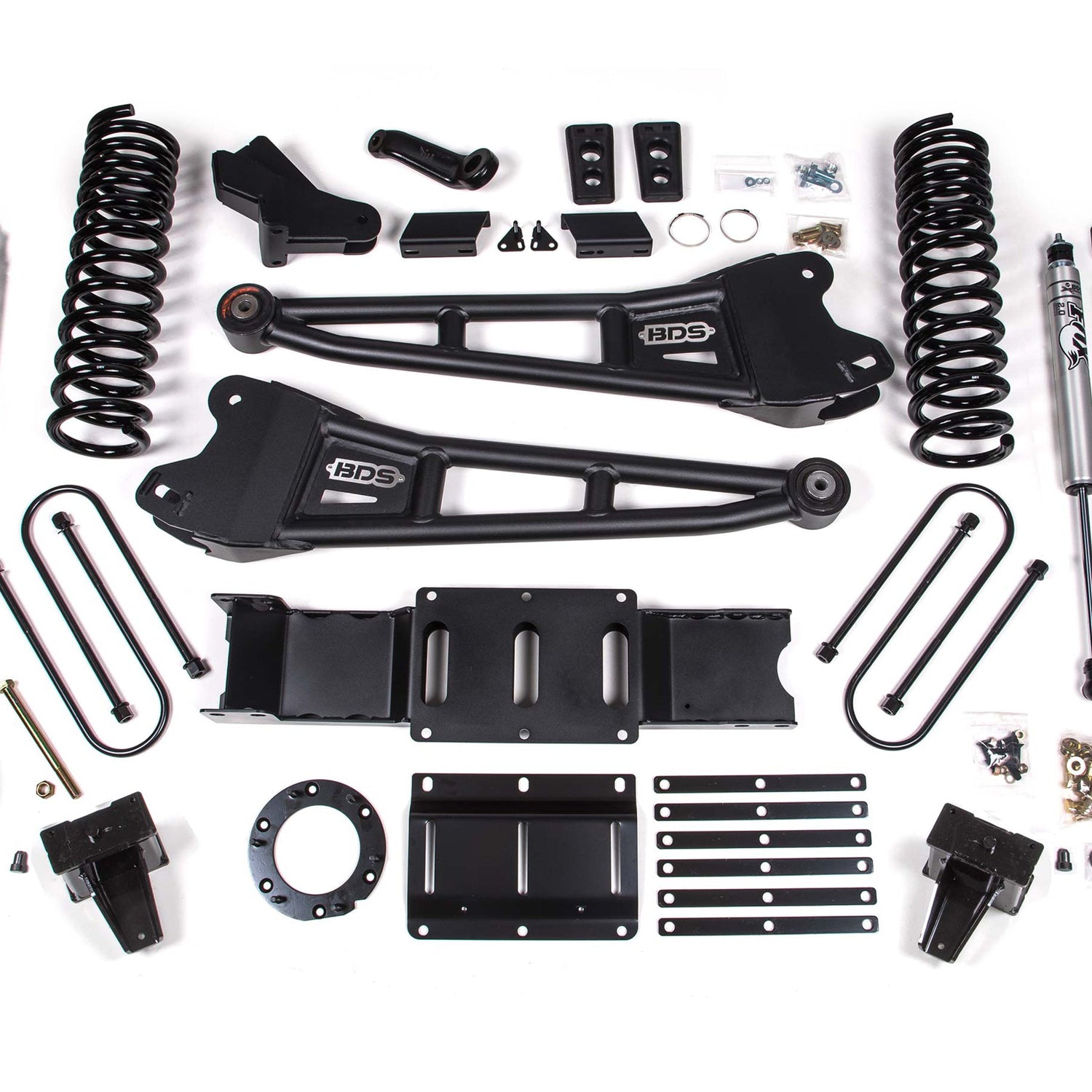 6-Inch Lift Kit w/ Radius Arm for 2019-2024 Dodge Ram 3500 w/ Rear Air Ride 4WD Diesel