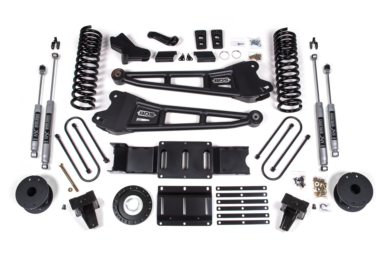6-Inch Lift Kit w/ Radius Arm for 2019-2024 Dodge Ram 3500 w/ Rear Air Ride 4WD Diesel