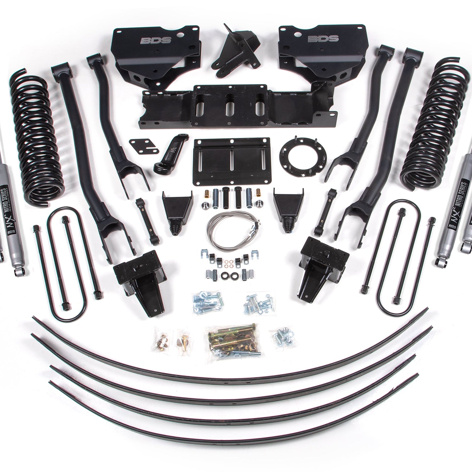 8-Inch Lift Kit w/ 4-Link for 2019-2024 Dodge Ram 3500 4WD Diesel