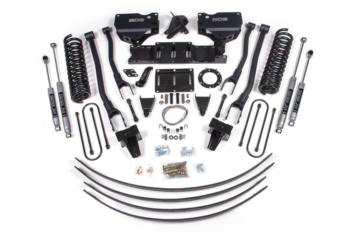 8-Inch Lift Kit w/ 4-Link for 2019-2024 Dodge Ram 3500 4WD Diesel
