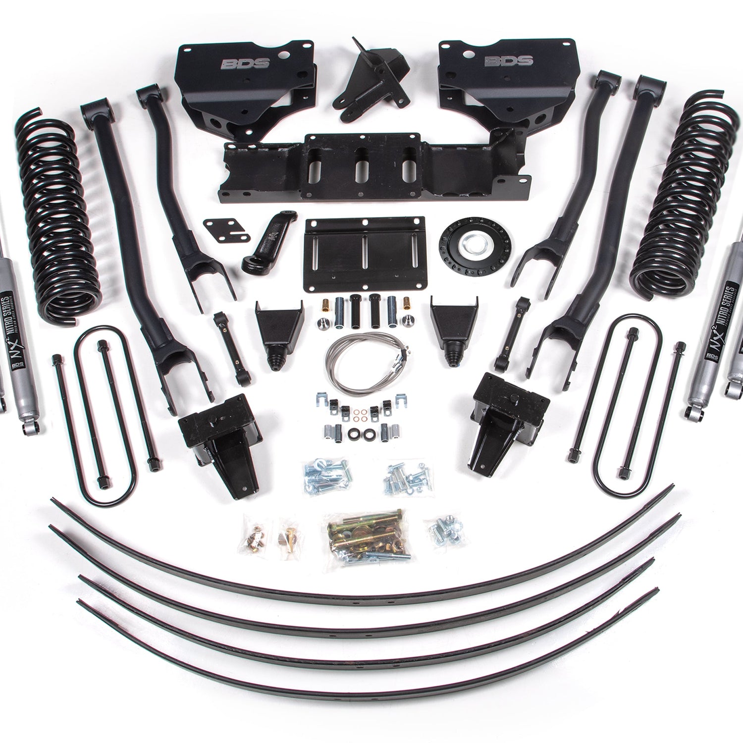 8-Inch Lift Kit w/ 4-Link for 2019-2024 Dodge Ram 3500 4WD Diesel