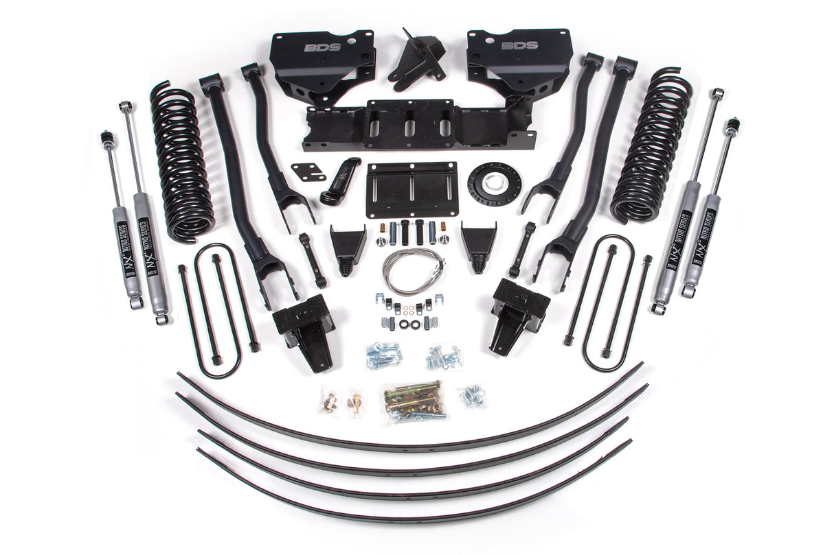 8-Inch Lift Kit w/ 4-Link for 2019-2024 Dodge Ram 3500 4WD Diesel