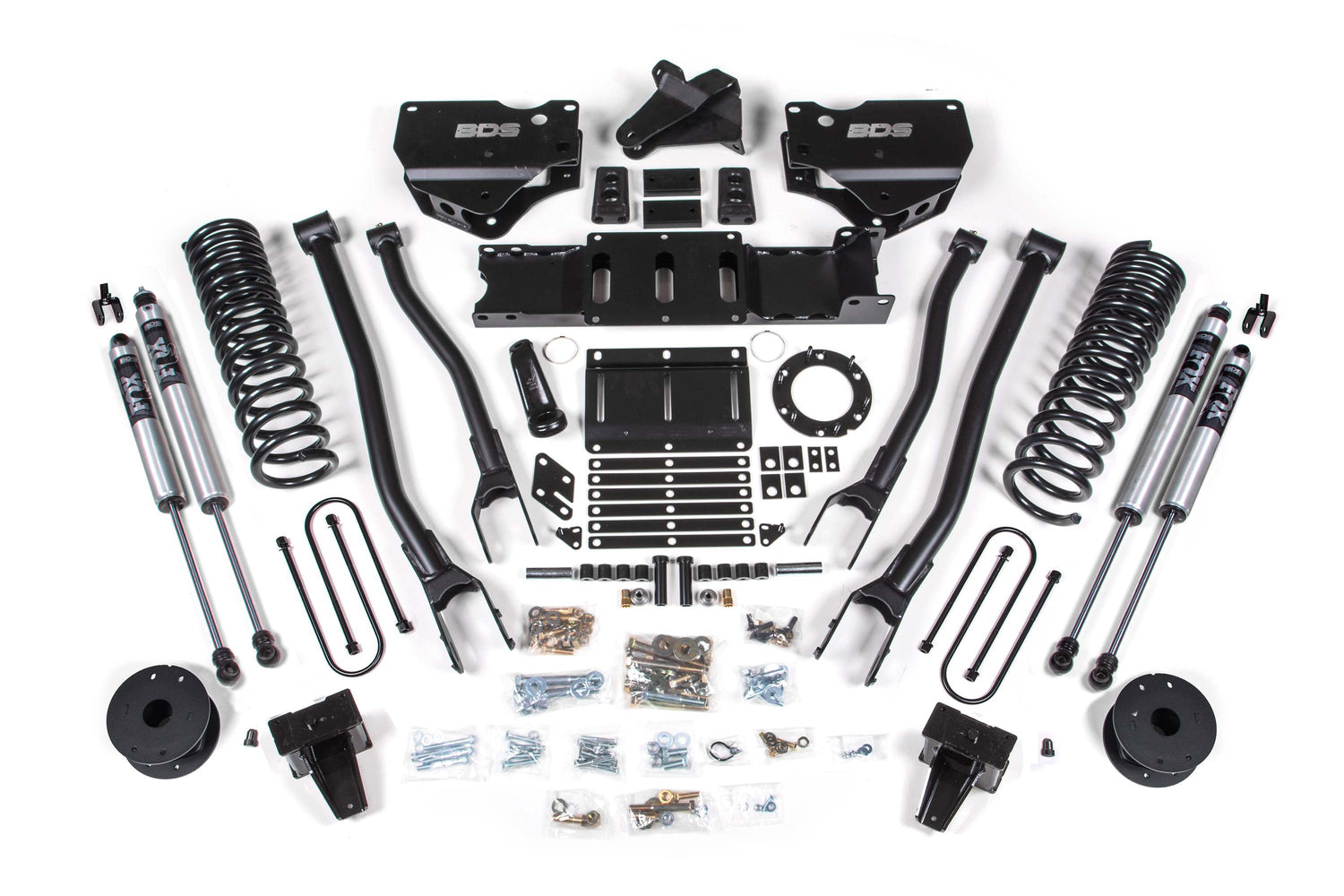 6-Inch Lift Kit w/ 4-Link for 2019-2024 Dodge Ram 3500 w/ Rear Air Ride 4WD Diesel
