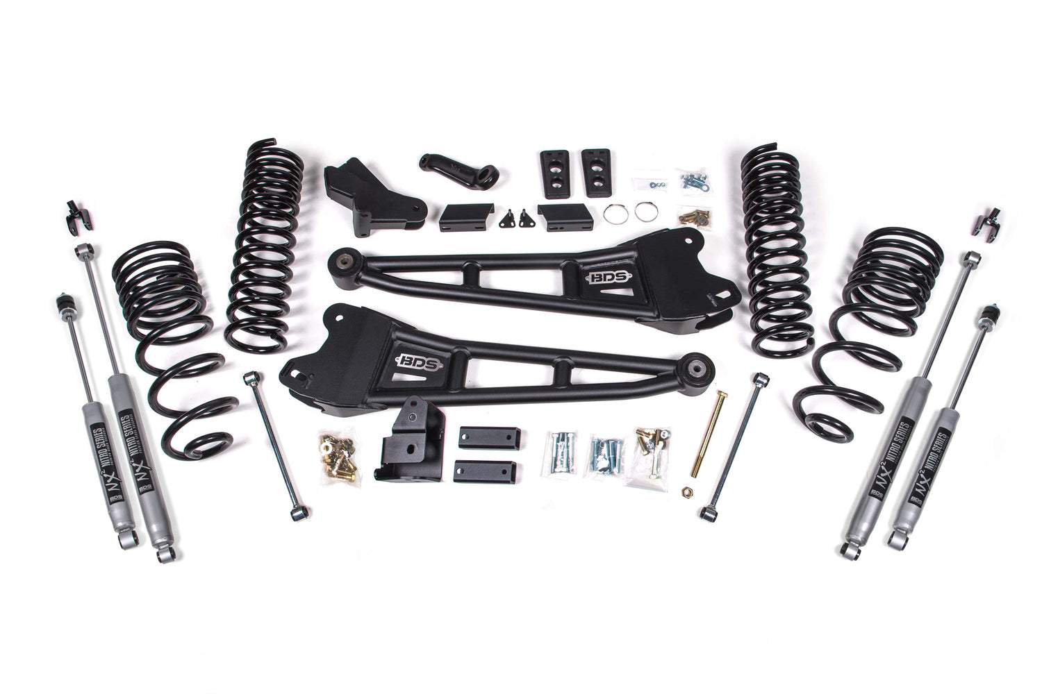 4-Inch Lift Kit w/ Radius Arm  for 2014-2018 Dodge Ram 2500 4WD Gas
