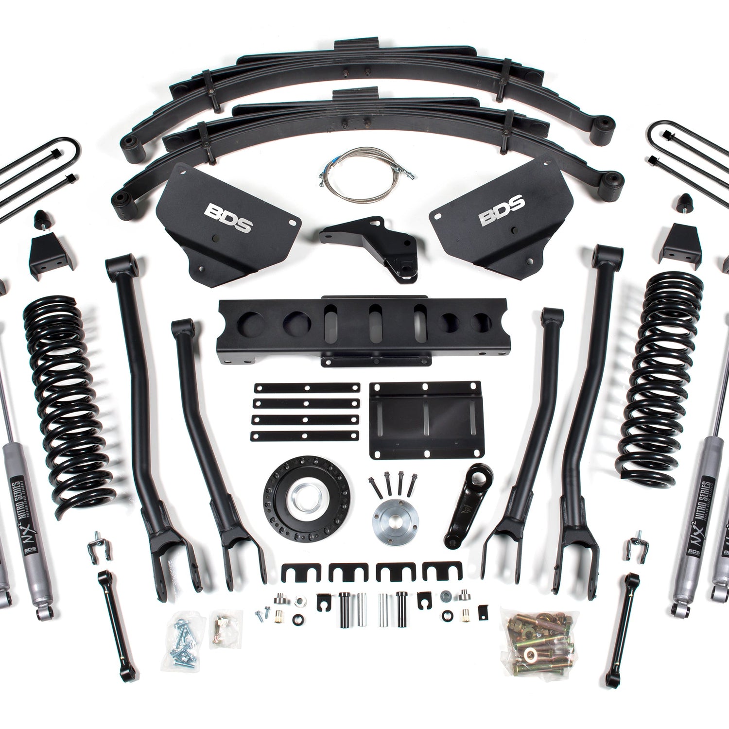 8-Inch lift Kit w/ 4-Link for 2013-2018 Dodge Ram 3500 4WD Diesel