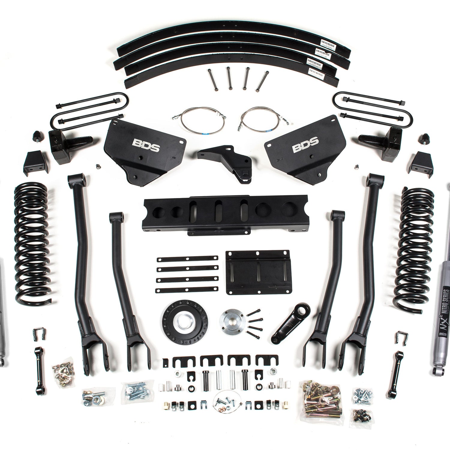 8-Inch lift Kit w/ 4-Link for 2013-2018 Dodge Ram 3500 4WD Diesel