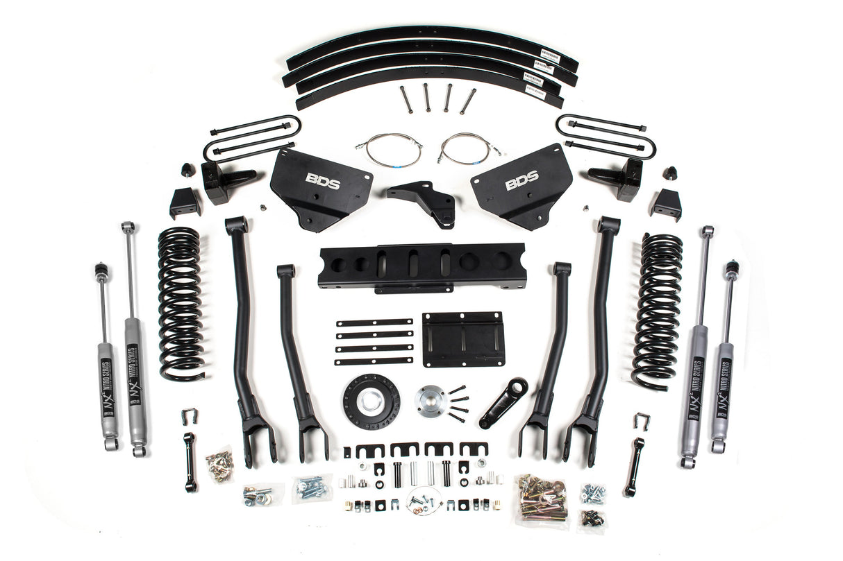 8-Inch lift Kit w/ 4-Link for 2013-2018 Dodge Ram 3500 4WD Diesel