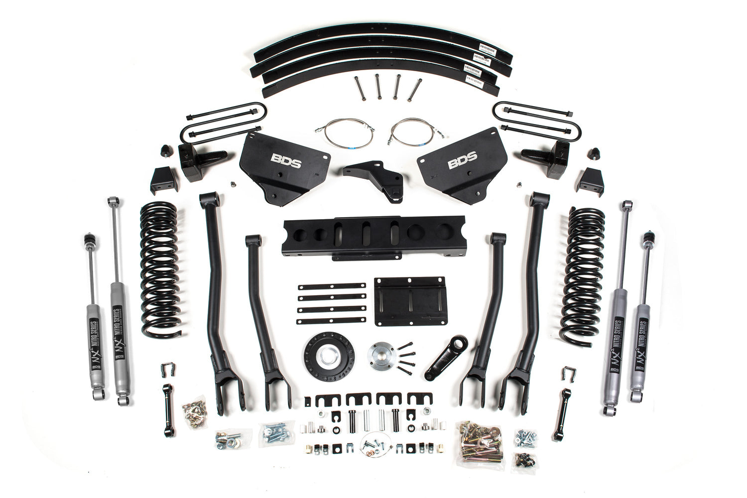 8-Inch lift Kit w/ 4-Link for 2013-2018 Dodge Ram 3500 4WD Diesel