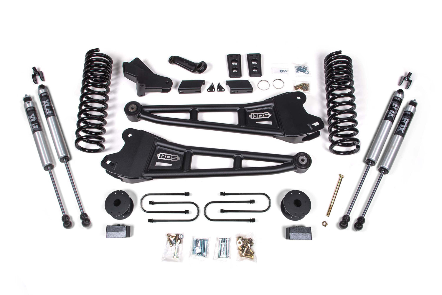 4-Inch Lift Kit w/ Radius Arm for 2013-2018 Dodge Ram 3500 w/ Rear Air Ride 4WD Gas