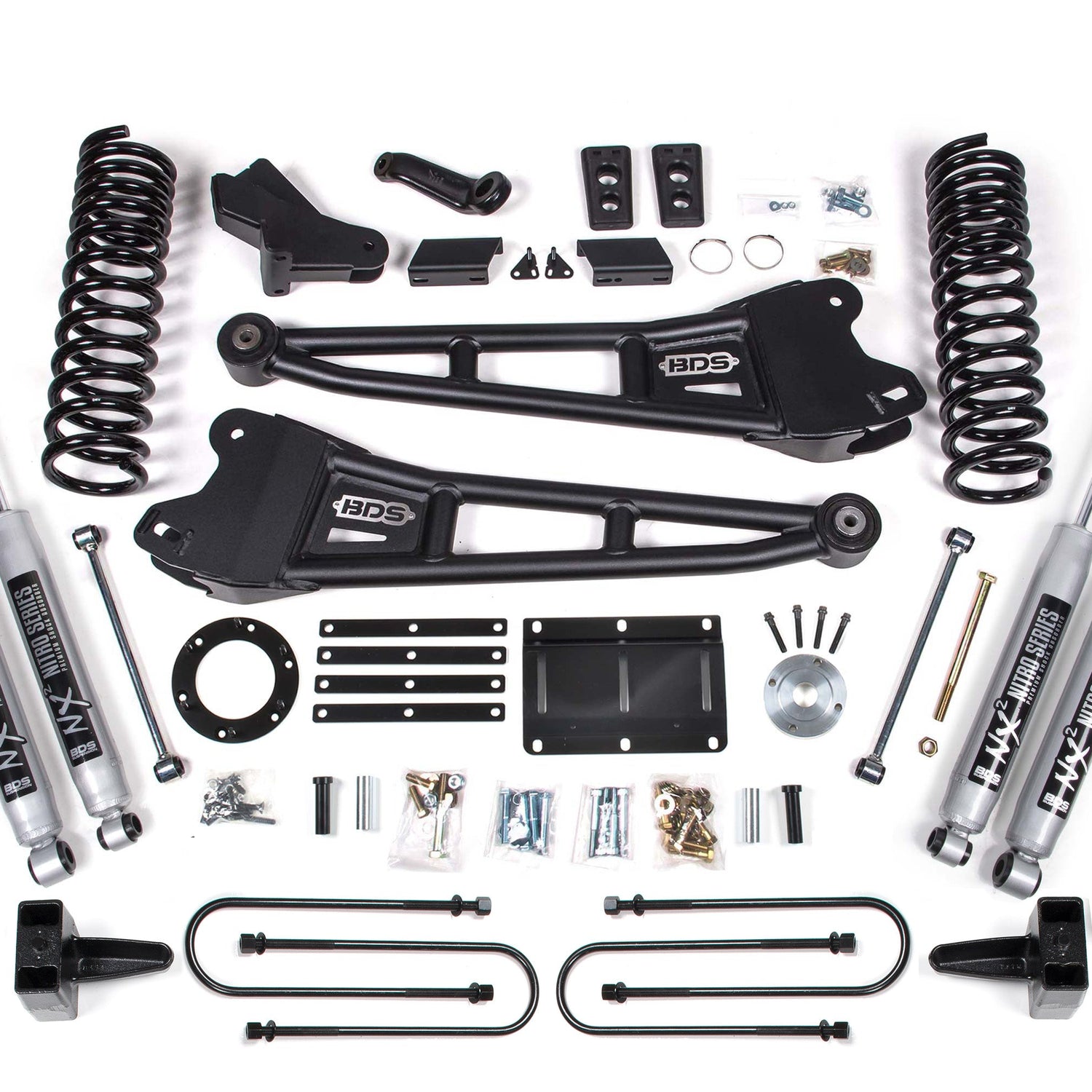 5.5-Inch Lift Kit w/ Radius Arm for 2013-2018 Dodge Ram 3500 4WD Gas