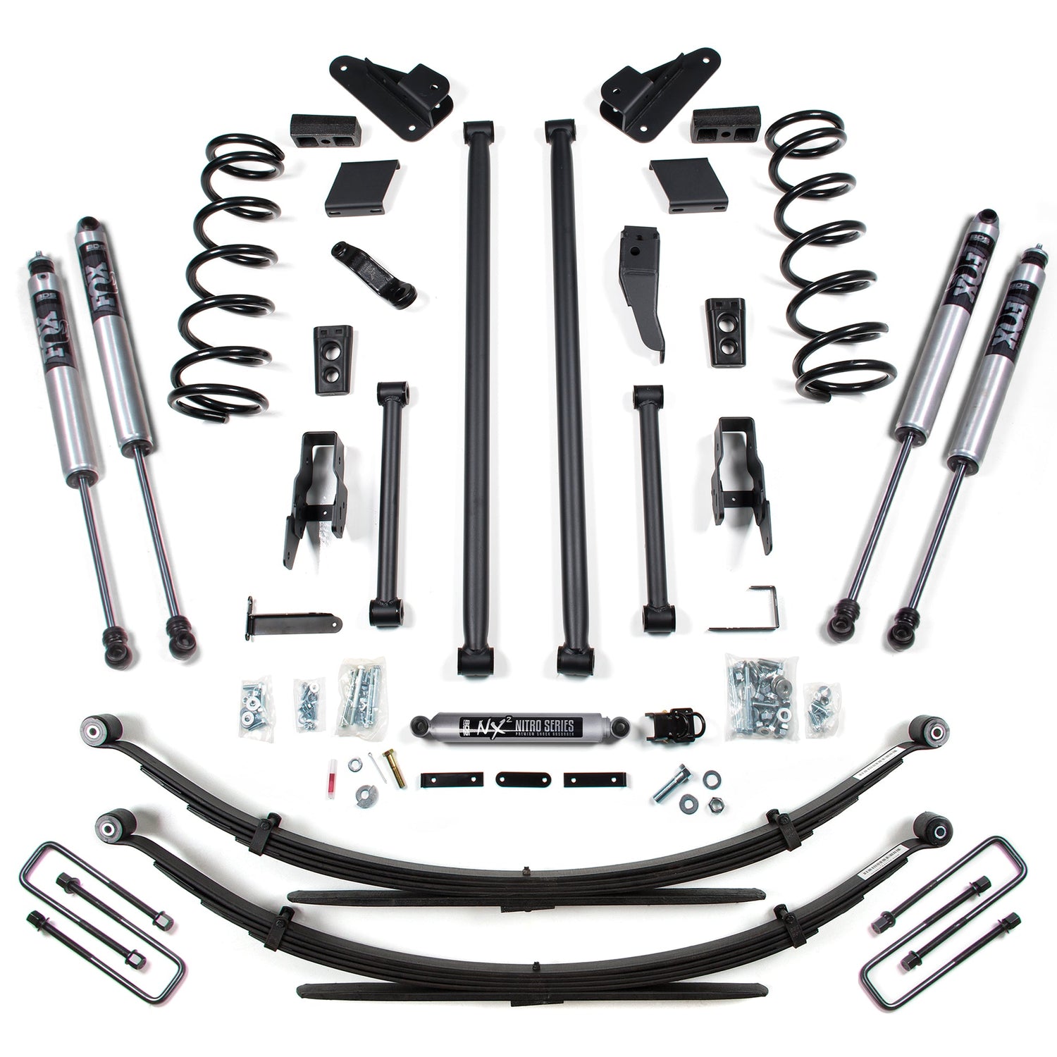 4.5-Inch Lift Kit - Long Arm Conversion for 1994-1999 Dodge Ram 2500/3500 4WD