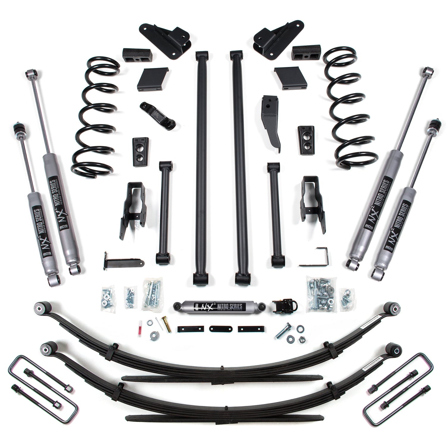 4.5-Inch Lift Kit - Long Arm Conversion for 1994-1999 Dodge Ram 2500/3500 4WD