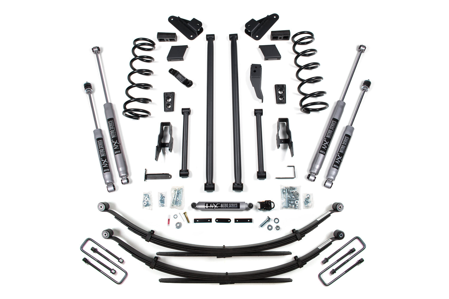 4.5-Inch Lift Kit - Long Arm Conversion for 1994-1999 Dodge Ram 2500/3500 4WD