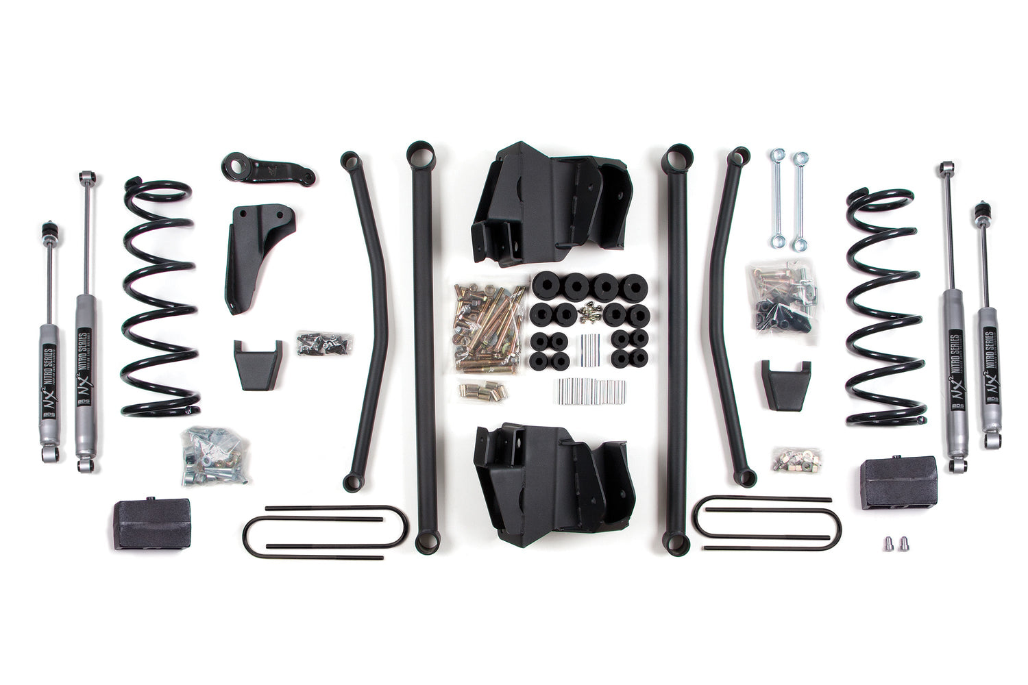 4-Inch Lift Kit - Long Arm for 2005-2007 Dodge Ram 2500 Power Wagon 4WD Gas