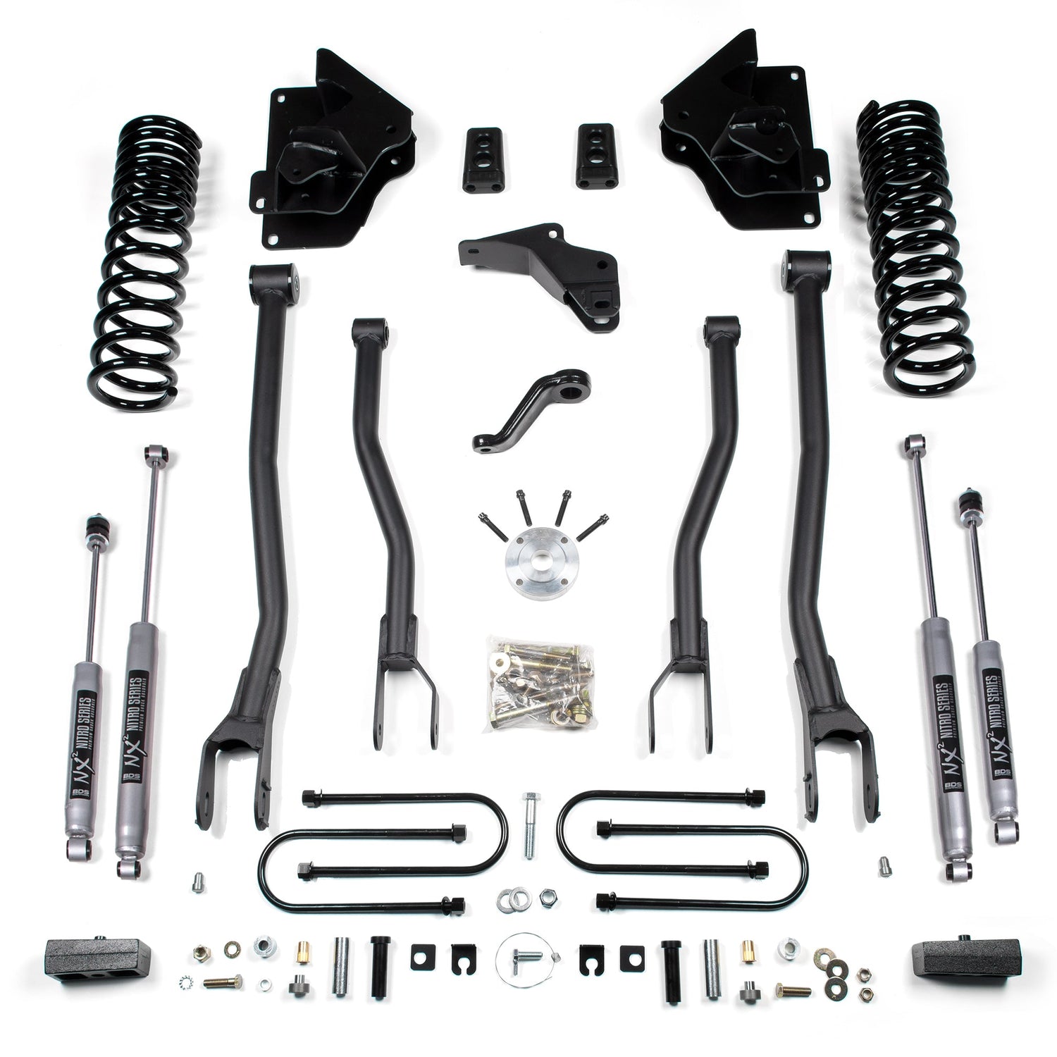 4-Inch Lift Kit w/ 4-Link for 2013-2018 Dodge Ram 3500 4WD Diesel