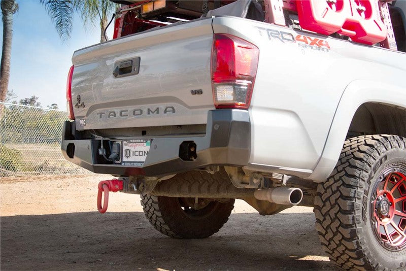 ICON Impact Armor 2016-2023 Toyota Tacoma Rear Bumper