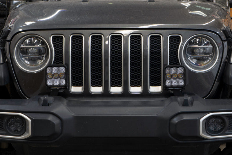 Diode Dynamics 18-21 Jeep JL Wrangler SS5 Bumper LED Pod Light Kit - Y