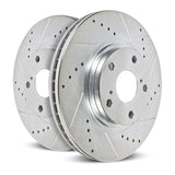 Power Stop 94-95 BMW 540i Rear Evolution Drilled & Slotted Rotors - Pair