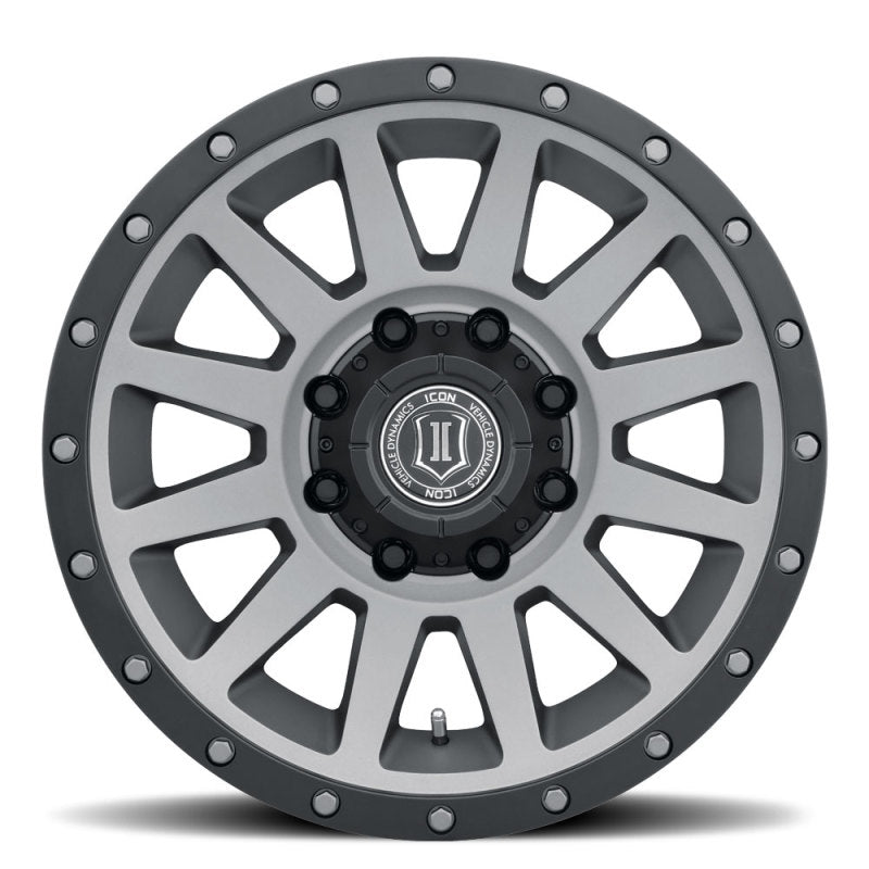 Icon Alloys Compression HD Titanium Wheel | 18x9 | 12mm Offset | 8x180