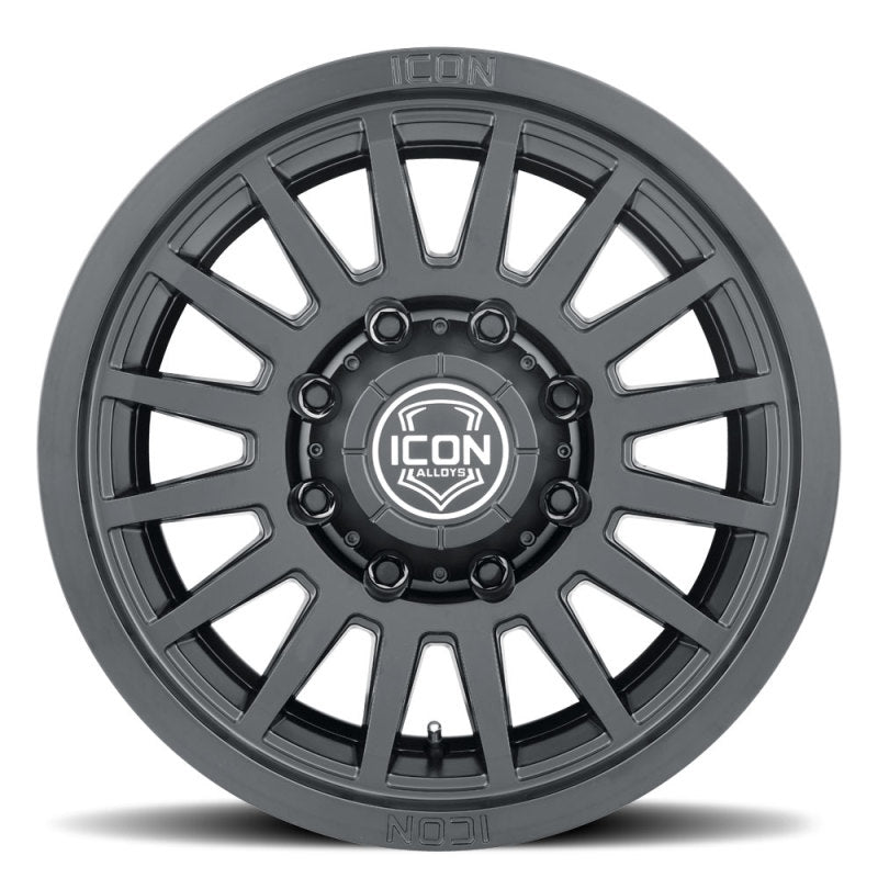 ICON Recon SLX 18x9 8x6.5 BP 12mm Offset 5.5in BS 121.4mm Hub Bore Satin Black Wheel