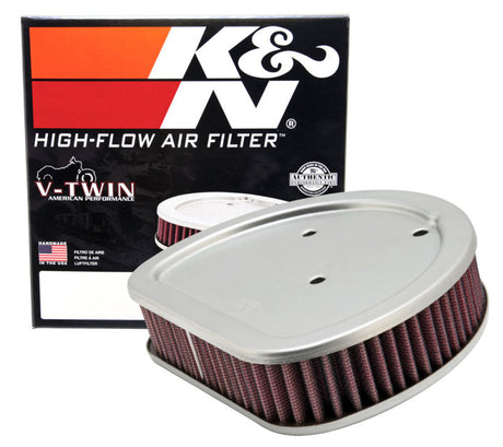 K&N Replacement Air Filter 1.625in H for Harley-Davidson