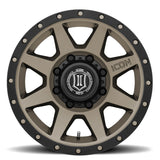 ICON Rebound HD 18x9 8x170 6mm Offset 5.25in BS 125mm Bore Bronze Wheel